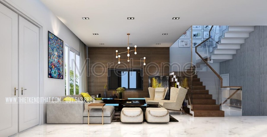 Cầu thang hiện đại đẹp